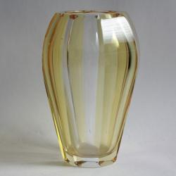 MOSER Vase bicolore Josef Hoffmann Art d&eacute;co
