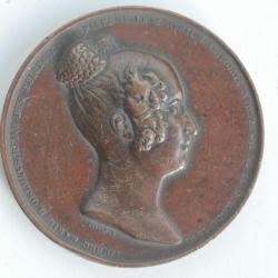 M&eacute;daille D&eacute;c&egrave;s de la Reine Louise-Marie d'Orl&eacute;ans Belgique