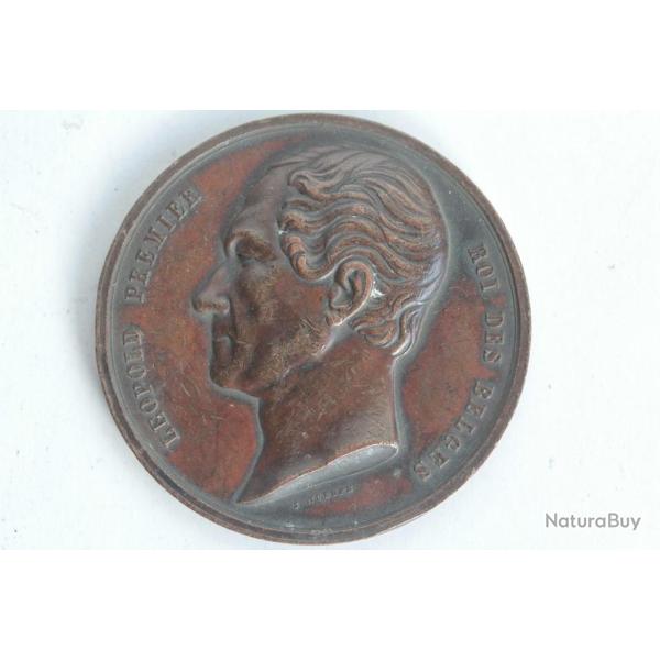 M�daille L�opold I Belgique Exposition agriculture 1864