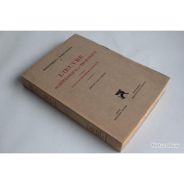 L'oeuvre scientifique technique gnral guillaume henri dufour 1947