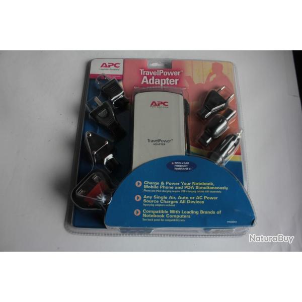 Adaptateur TravelPower APC chargement par port USB