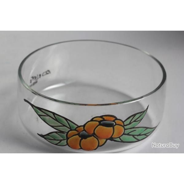 Andr� DELATTE NANCY Coupe verre �maill�