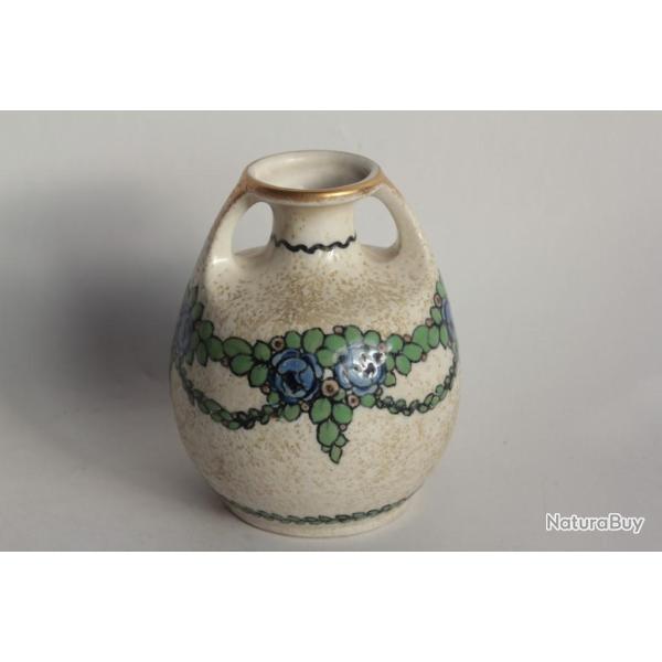 Vase c�ramique Ernst Wahliss Amphora Vienne Autriche