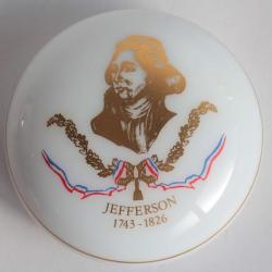 SAINT LOUIS Presse-papier cristal opalin Jefferson