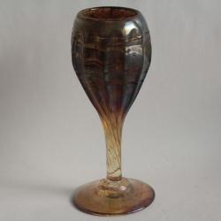 Coupe verre irisé Jean Claude NOVARO