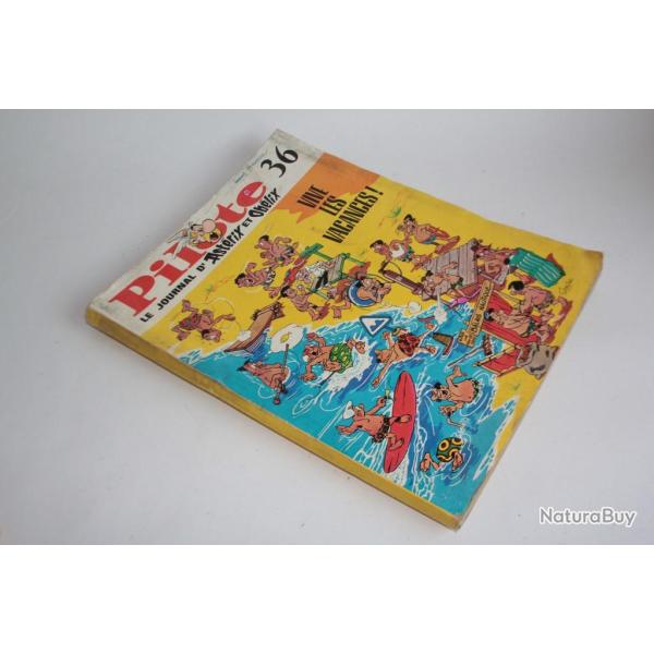 BD Revue Pilote 36 Le journal d'ast�rix et ob�lix vive les vacances 1966