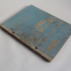 Manuel Technique automobile Dauphine M.R. 42 1959