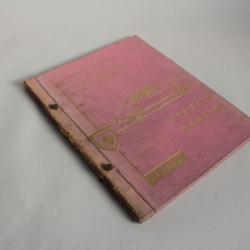 Manuel Technique automobile Frégate Domaine M.R. 36 1957