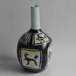 Pied de lampe vase céramique ALLIX Vallauris