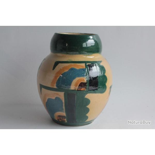 Pichet c�ramique Ferney Voltaire Poterie Art d�co