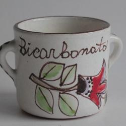 Giovanni DE SIMONE Pot céramique Bicarbonato Italie 1970