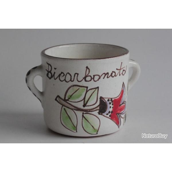 Giovanni DE SIMONE Pot c�ramique Bicarbonato Italie 1970