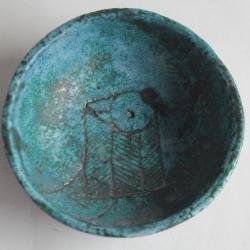 Jacques BLIN Coupelle quadripode céramique émaillée