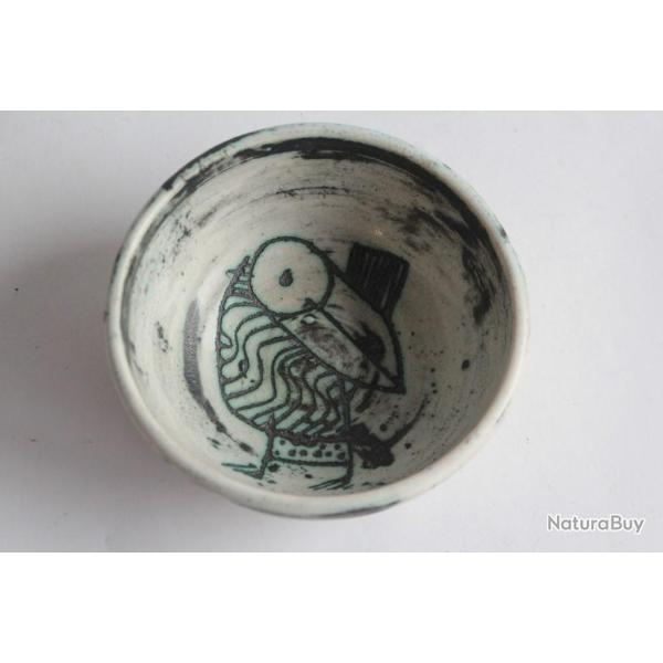 Jacques BLIN Coupelle c�ramique �maill�e