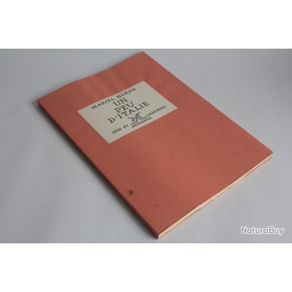 Livre Illustre Un peu d'Italie Marcel North 1958