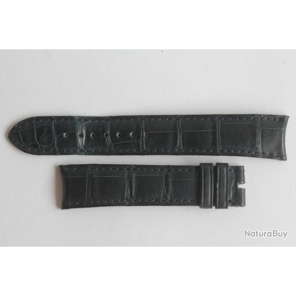 FRANCK MULLER Bracelet montre croco bleu marine 18 mm