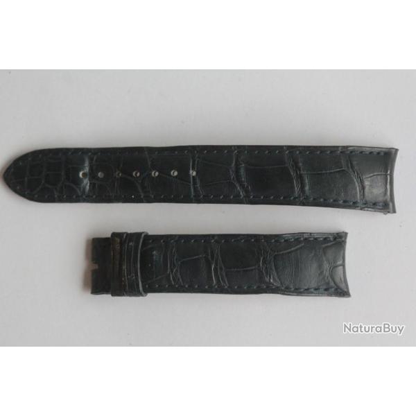 FRANCK MULLER Bracelet montre croco bleu marine 18 mm