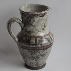 Gustave REYNAUD Pichet céramique Le Mûrier Vallauris