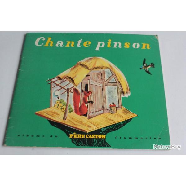 Livre illustr� Chante pinson Romain Simon EO 1950