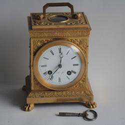 Pendulette d'officier Grande Sonnerie Vaucher Suisse Empire