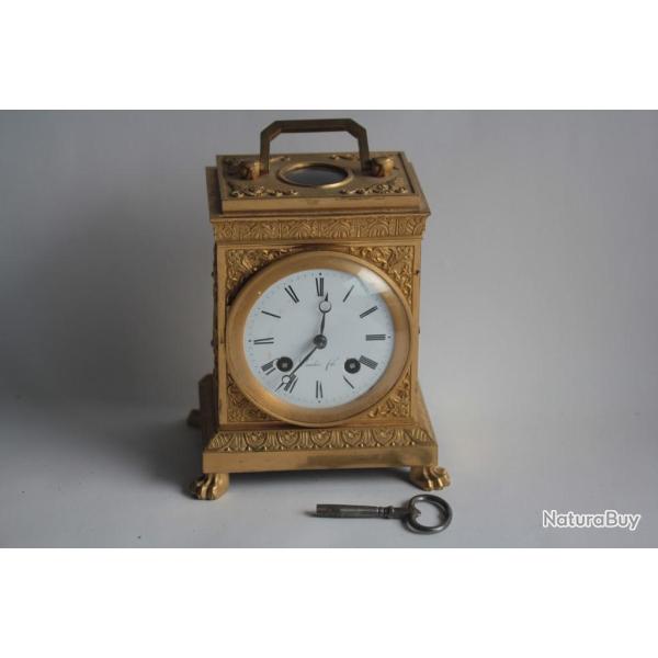 Pendulette d'officier Grande Sonnerie Vaucher Suisse Empire