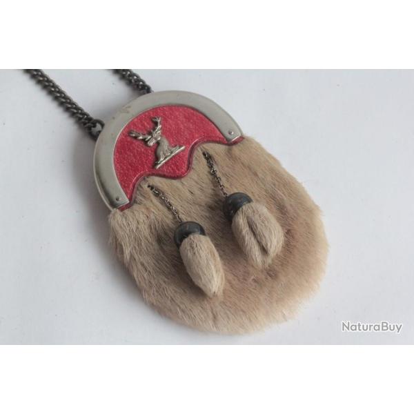 Sporran Bourse �cossaise cuir et fourrure Tartan gift shops
