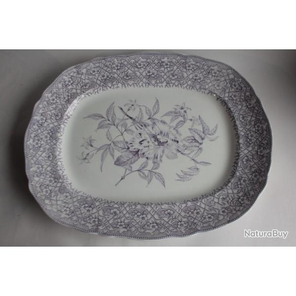 MINTON Plat de service fa�ence Trellis & Plants