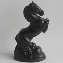 Sculpture Cheval verre St-Prex Suisse 1930