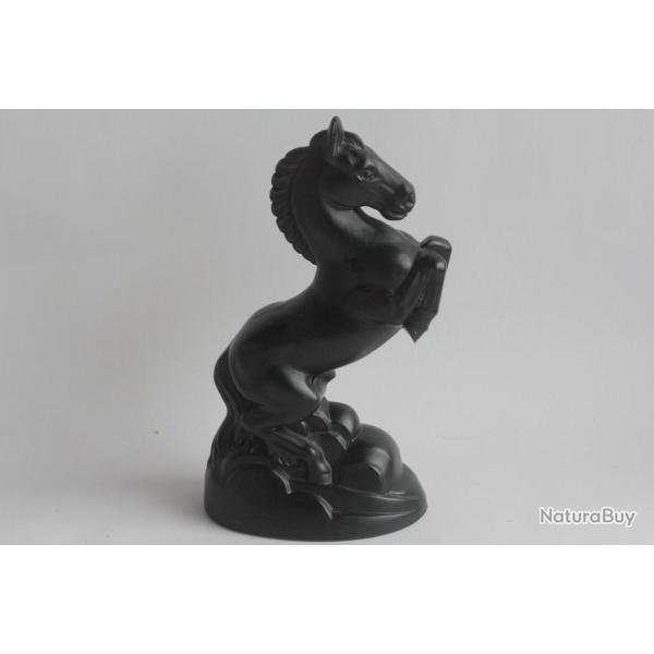 Sculpture Cheval verre St-Prex Suisse 1930