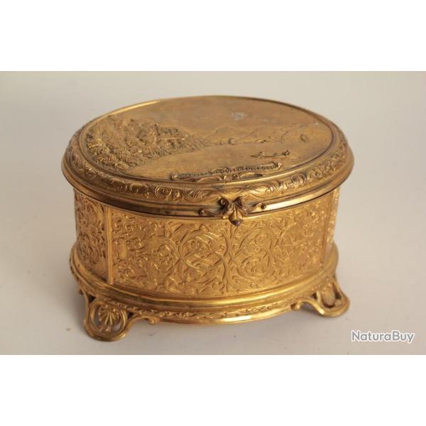 Coffret � bijoux Chapelle de Guillaume Tell Suisse XIXe si�cle