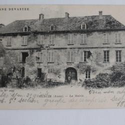 CPA France L'aisne dévastée Mercin La mairie