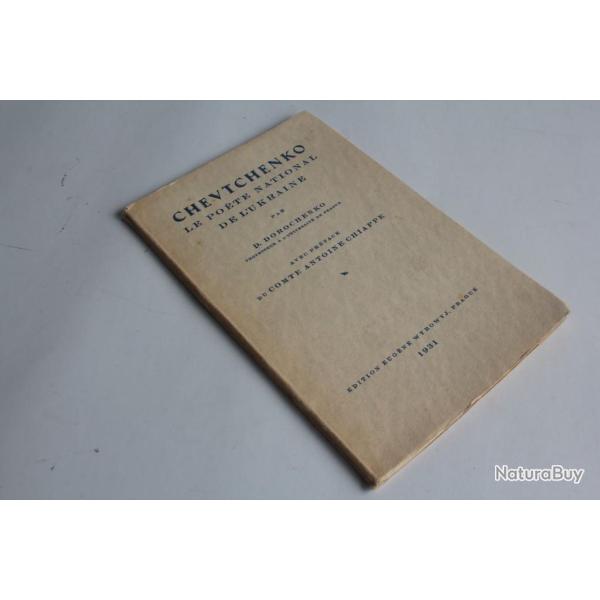 Livre Chevtchenko po�te ukrainien D. Dorochenko 1931