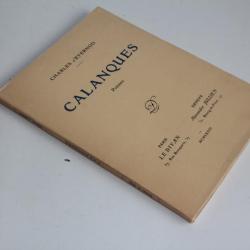 Livre Poèmes Calanques Charles d'Ethernod + dédicace 1933