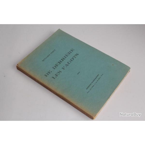 Livre De derri�re les fagots Benjamin p�ret EO 1934