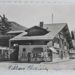CPSM Suisse Villars-Chessieres La Gare Train