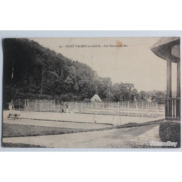 CPA Seine-Maritime Saint-Valery en Caux Les Tennis du Bas