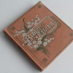 Livre In 32 Bible Lilies Scripture selections J.E Hawkins 1890