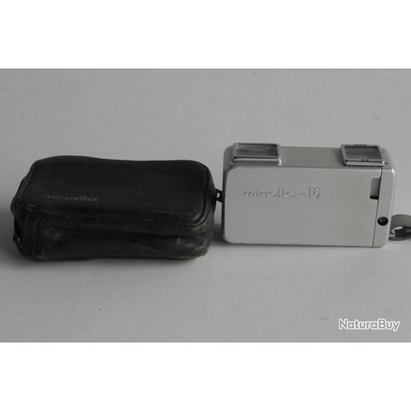 Appareil photo Minolta 16 Rokkor 1:28 f: 22mm vintage