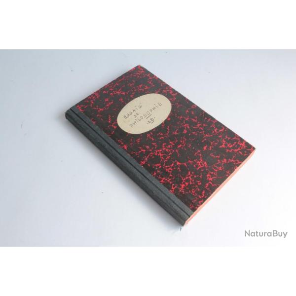 Livre manuscrits Essais de philosophie E. de Dompierre