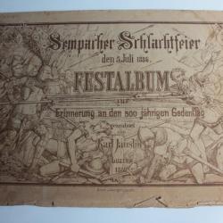 Livre Sempacher Schlachtfeier Festalbum Karl Jauslin 1886