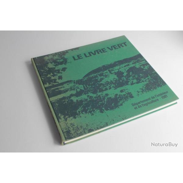 Le Livre Vert d�partement de l'int�rieur et de l'agriculture 1981