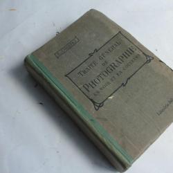 Livre Traité général de photographie en noir et en couleurs Coustet 1929
