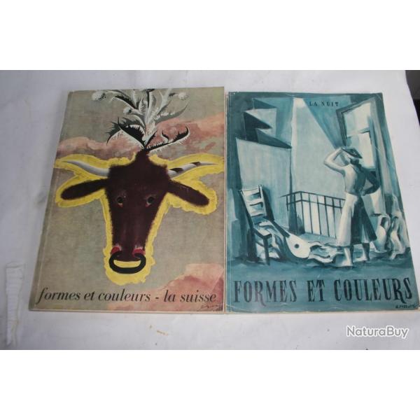 Revues Formes et couleurs La Suisse 1954 n�5/6 et La nuit