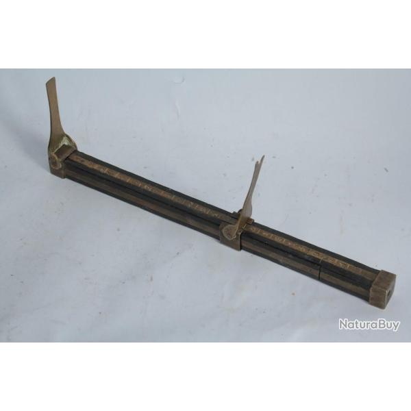 Pedim�tre laiton Instrument mesure pointure pieds Cordonnier