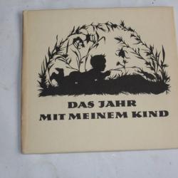Livre allemand illustré Das Jahr mit meinem kind mon 1er enfant