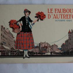 Livre, Revue Le Faubourg d'autrefois octobre 1926