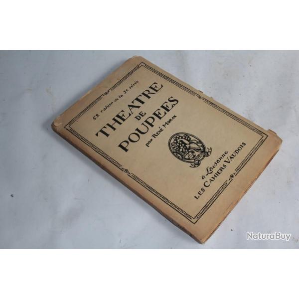 Livre Thtre de poupes Ren Morax 5e cahier de la 3e srie