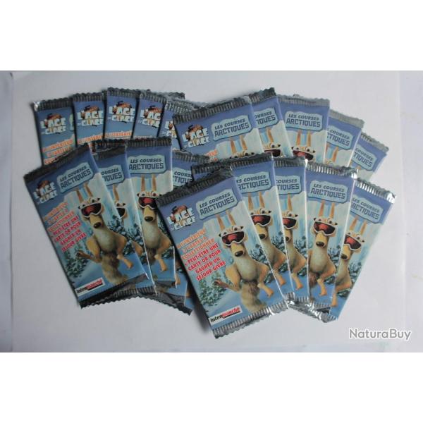 Ice Age Lot de 20 paquets de 3 cartes l'ge de glace