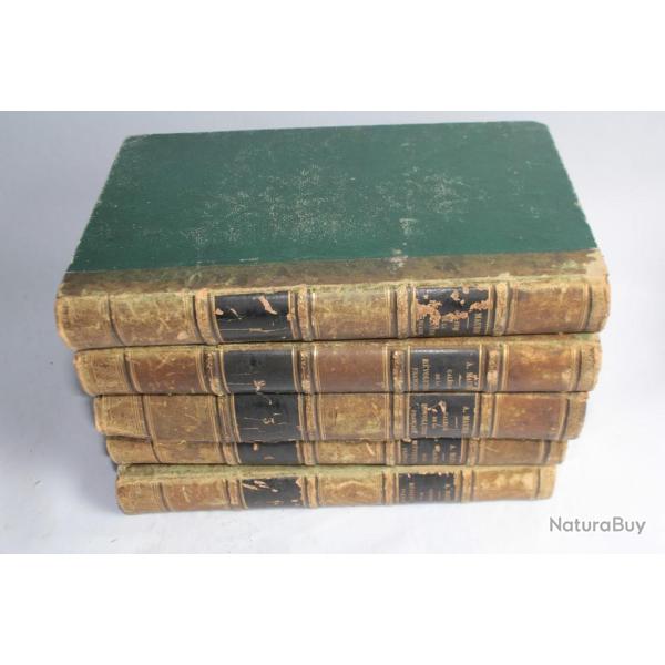 Livres 5 Tomes Galerie historique de la rvolution Franaise A. Maurin