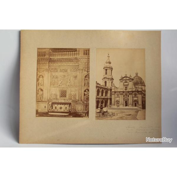 Photographies Loreto Lorette Italie Tirage albumin�